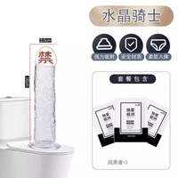 A super-large transparent silicone toy crystal stick specially designed for women with a prosthetic penis can be inserted into a vaginal simulation penile masturbation device thumbnail 5