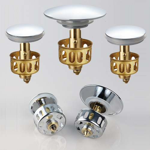 全铜过滤网塞头下水器配件弹跳盖