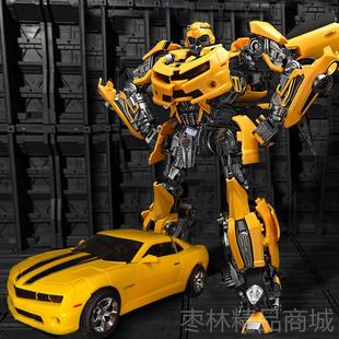 正品变形之玩具金刚天柱正版大黄蜂变型合擎金版男5孩模型机器人