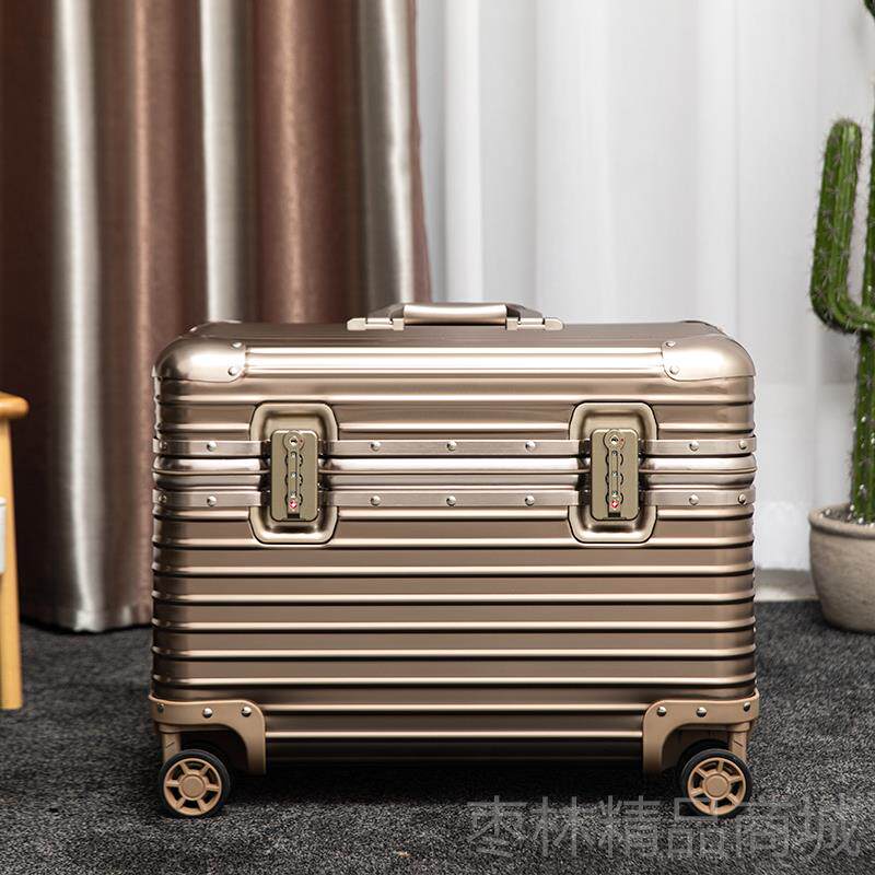 正品全铝镁合金摄箱影拉杆行李箱旅行箱工具箱上开盖码机登红密酒