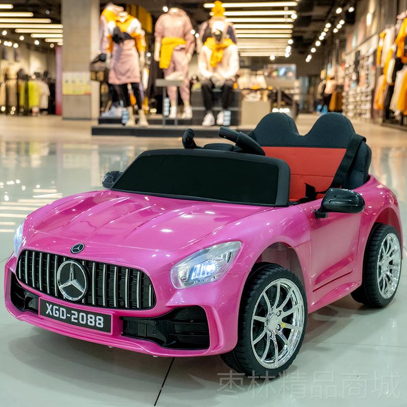 正品202新款童电动儿车女4孩四轮汽车婴儿玩具车宝宝双人遥控可坐