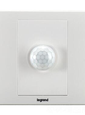 正品CL罗格朗三制红外线人体感应开关智光T线感应器线86型能消防E