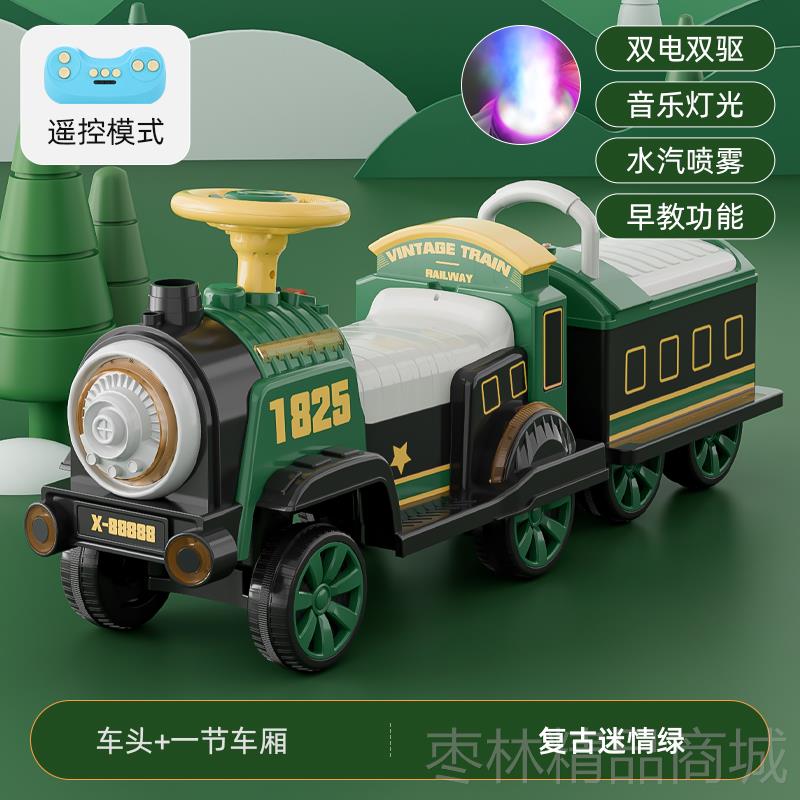 正品小车坐人可遥具控儿童电动车男女小孩玩四轮汽车火双座宝宝电