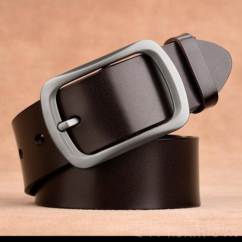 正品夏皮带男士真皮针扣加长牛皮腰纯裤男年轻人商务带牛仔裤带季
