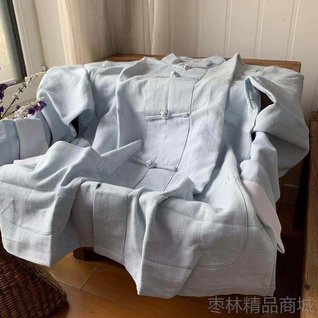 正品刘大姐家上 正宗棉麻手工盘太极服衣 中式松民族风唐扣装 宽,男装,唐装,淘宝优惠券,粉丝福利购,淘宝优惠卷