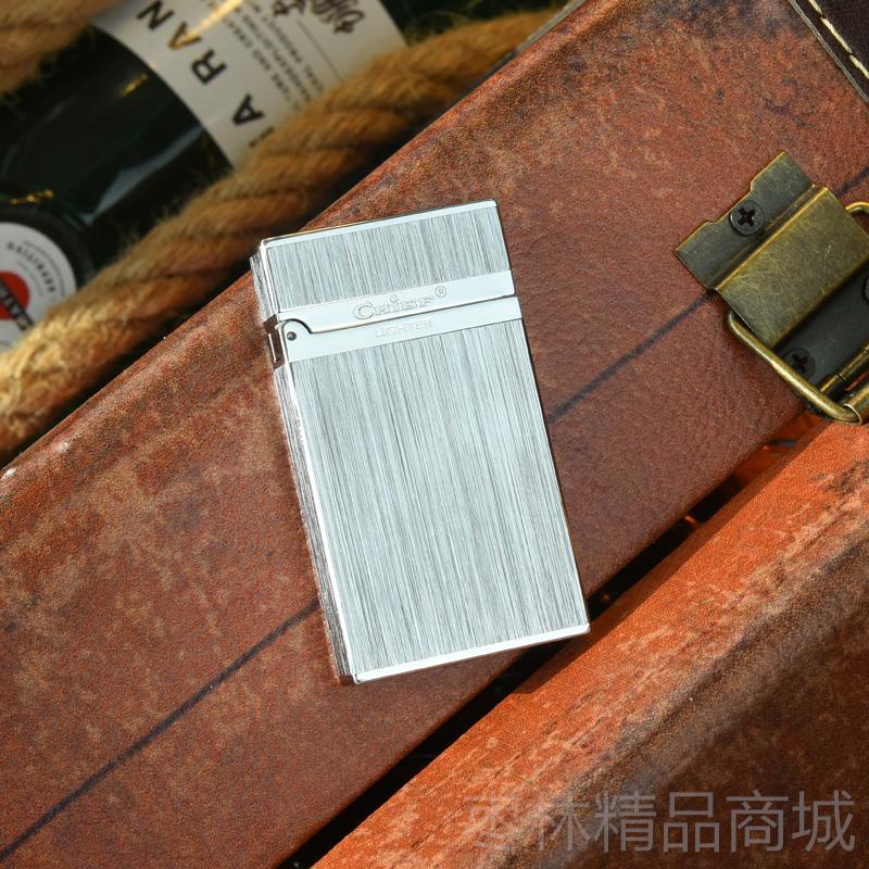 正品品Chief正国首领纯铜砂轮煤油法打火机超薄朗声响铜创意士个图片
