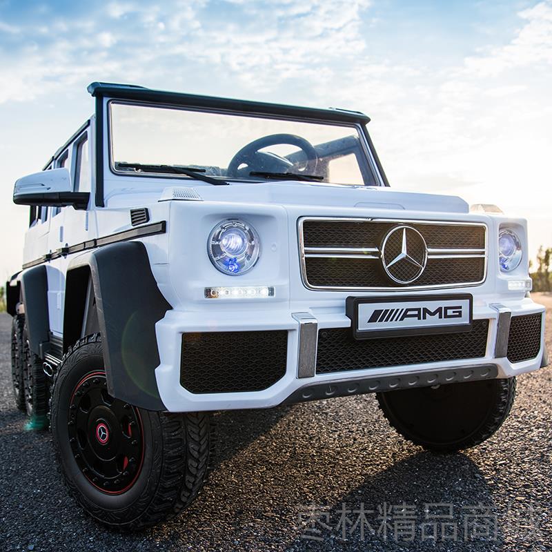 正品大双人座奔超越驰大g儿电动车四轮遥控玩具童野汽车可坐大人