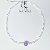 天然紫水晶项链FAR NEAR白水晶粉水晶锁骨链轻奢高级感净化贵人缘