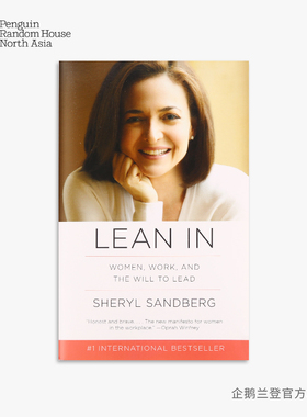 英文原版 向前一步Lean In  脸书前首席执行官 女性励志书籍 桑德伯格 Facebook前首席运营官 人物传记 经管畅销书