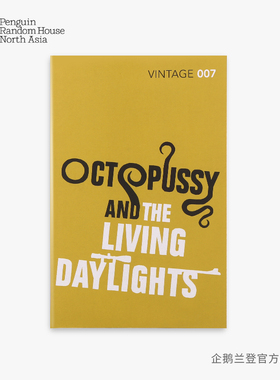 英文原版 詹姆斯邦德007系列 八爪女&黎明生机 Octopussy and The Living Daylights  平装 进口书籍