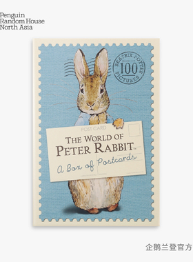【企鹅兰登】彼得兔的世界 100张精美明信片 The World of Peter Rabbit: A Box of Postcards 比得兔