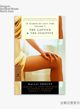 英文原版 普鲁斯特 追忆似水年华 卷五：女囚&女逃亡者 The Captive & The Fugitive 进口书籍