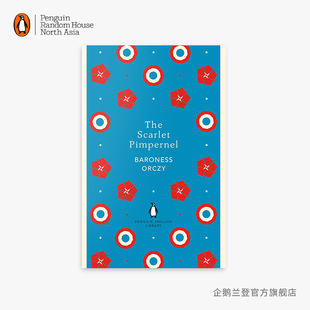 英文原版 The 企鹅兰登 侠客小说 红花侠 企鹅英文图书馆 Pimpernel 进口书籍 Scarlet