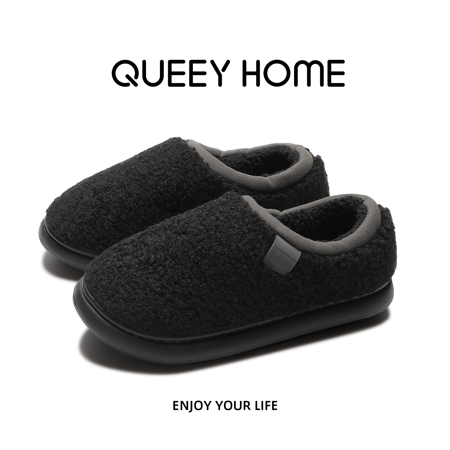 乾驰包跟外穿棉拖鞋男冬2025新款