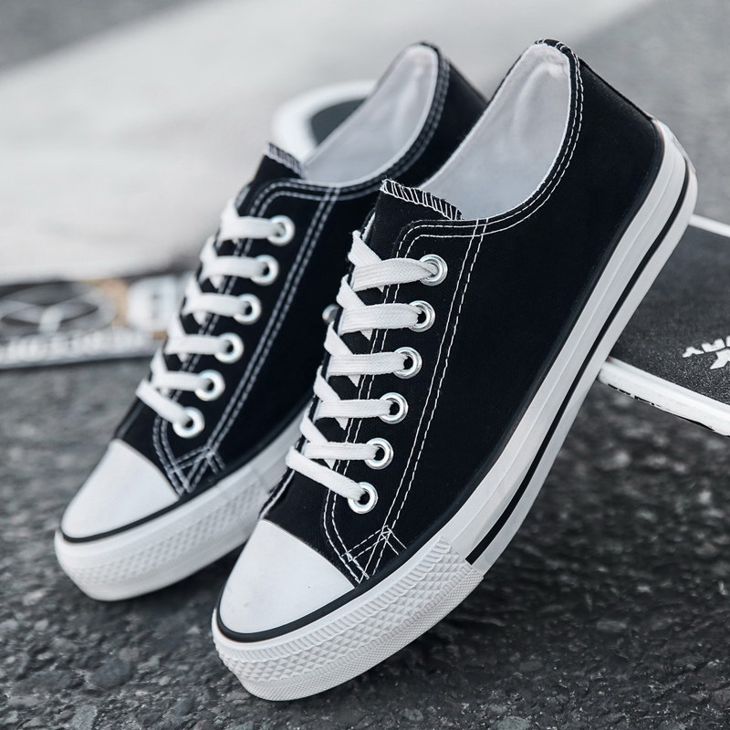 男鞋经典百搭情侣布鞋2026年新款春季透气帆布鞋男士时尚休闲板鞋,流行男鞋,布鞋,淘宝优惠券,粉丝福利购,淘宝优惠卷