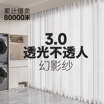 特价幻影纱帘窗帘透光不透人
