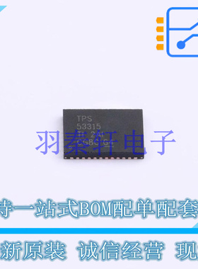 DC-DC电源芯片 TPS53315RGFT QFN-40-EP(5x7) TI 全新原装进口