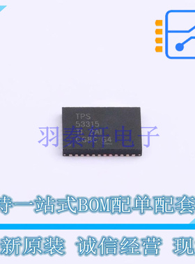 DC-DC电源芯片 TPS53315RGFT QFN-40(5x7) TI 全新原装正品