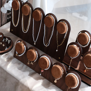 首饰展示架中式复古手串牌手链架耳钉板饰品珠宝陈列拍摄道具摆件