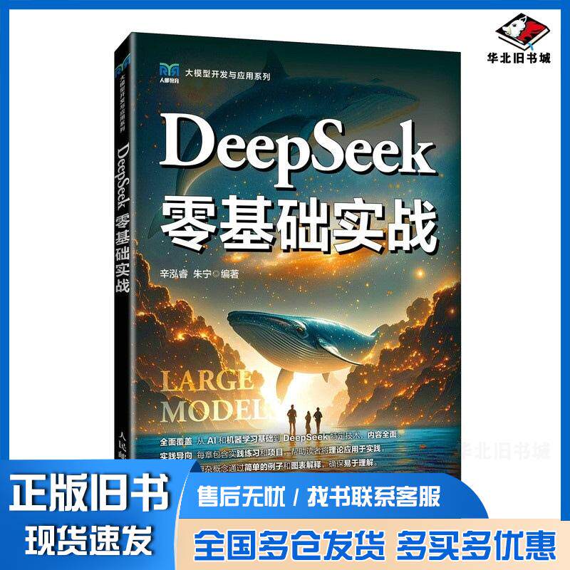 正版旧书DeepSeek零基础实战辛泓睿朱宁人民邮电出版社9787115669834