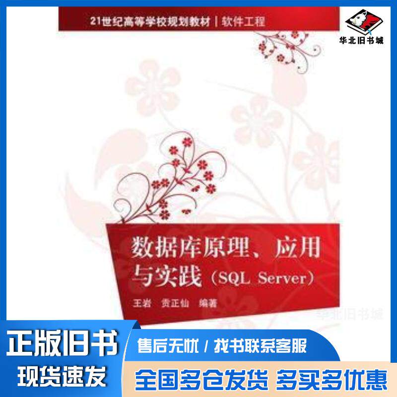 正版旧书数据库原理应用与实践王岩贡正仙清华大学出版社9787302400110