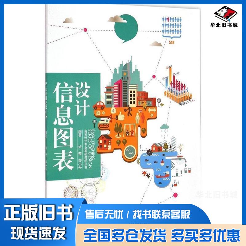 正版旧书信息图表设计编者姬莹彭小丹吉林美术出版社9787538681772