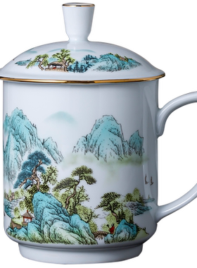 陶瓷釉上白瓷高温烧制可定制茶杯