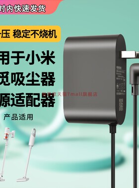 适用于小米追觅dream吸尘器充电器配件电源线适配器V8V9V10V11V12SV16T20V12 T10插头