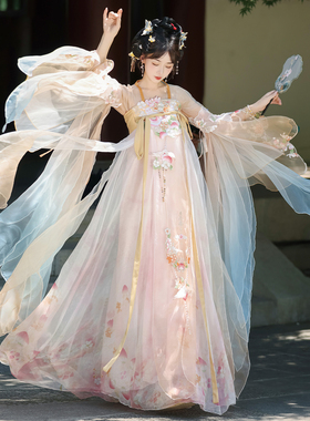 仙楚姬【兔叨叨】唐制原创汉服齐胸大袖襦裙汉元素仙气日常春夏款