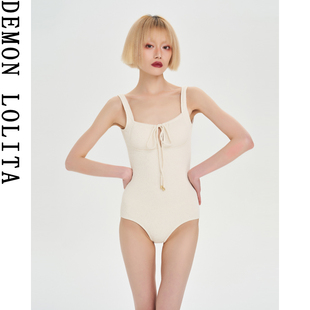 泳衣2025新款 温泉度假泳衣女 高级感连体小胸聚拢遮肚显瘦学生款