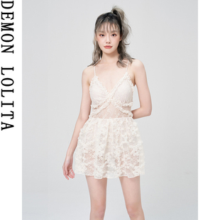 连体裙式 泳衣女泡温泉小个子网红风高级感显瘦遮肚性感纯欲游泳衣