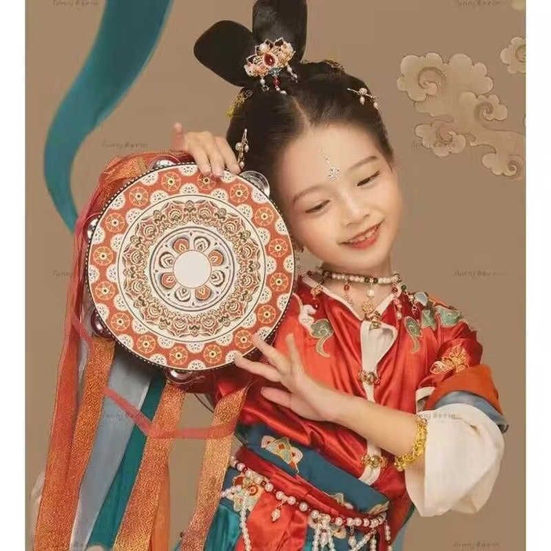 广西三月三壮族铜鼓手工艺品3月3儿童手摇鼓铃鼓铜鼓民族创意礼品