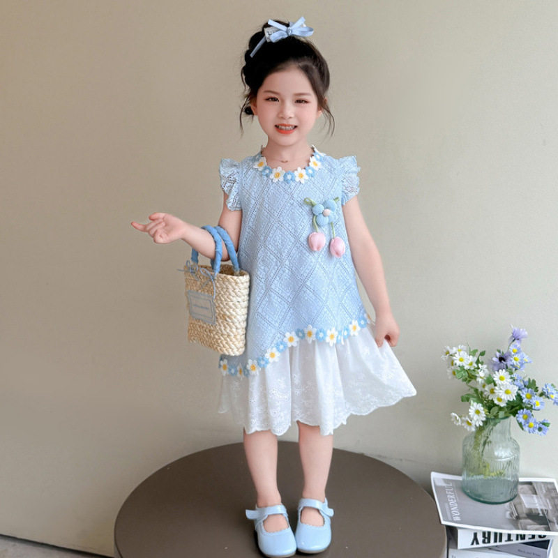 品牌专柜女童连衣裙夏季