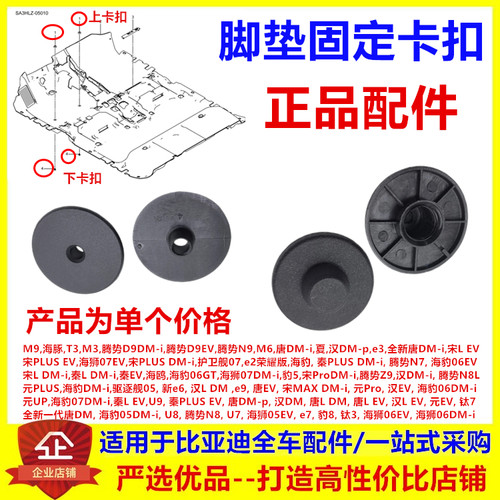 比亚迪脚垫卡扣豹8钛3 钛7 M9 T3 M3 e3e9e6e7脚垫卡扣M6e7U7U8U9