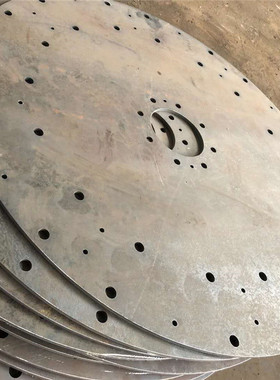 特厚板圆板圆环切割EH32钢板按图加工法兰图纸加工低温板CCSB