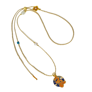 艺楷特细金黑线吊坠绳挂绳极简项链绳玉佩翡翠黄金绳直穿编绳