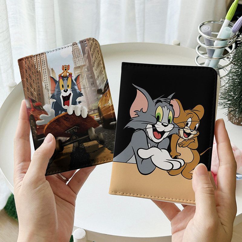 猫和老鼠动画可爱护照夹