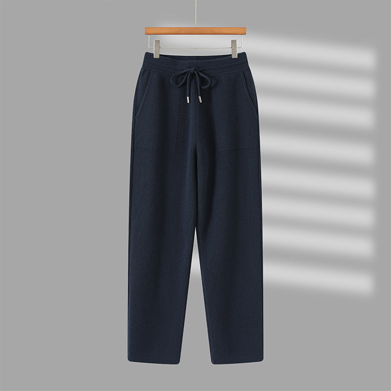 100%纯羊绒裤男100外穿冬季加厚针织裤子休闲直筒裤长裤男工装裤,男装,休闲裤,淘宝优惠券,粉丝福利购,淘宝优惠卷