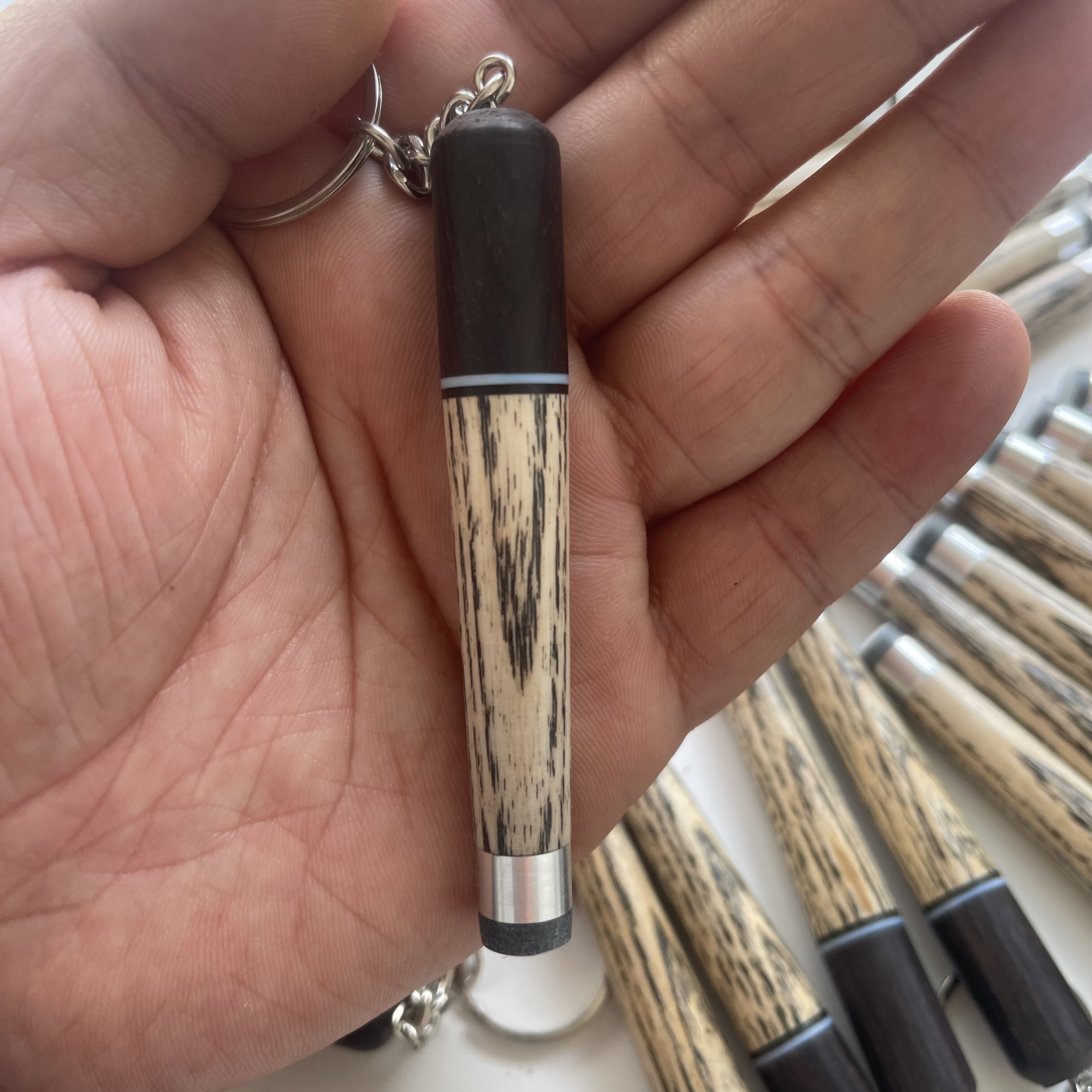 纯手工制作台球杆 mini台球杆 巧克笔 巧粉夹 台球用品球杆钥匙链