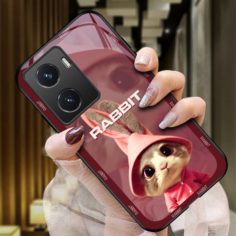 vivoy77e玻璃手机壳可爱