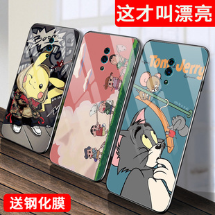 opporenoz手机壳opporeno2Z玻璃保护套OPPO Reno全包opopreno2防摔reno2z可爱卡通reonz软边硬壳0pp0Reno男女