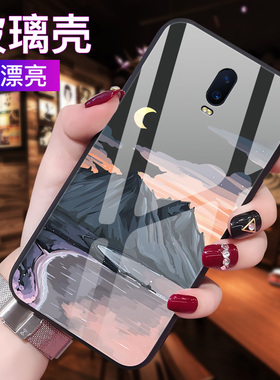 oppor17手机壳玻璃保护套r17pro全包防摔oppr男女oppo硅胶软边opoor水墨画外壳oopor0pp0ppr网红opr新款por薄