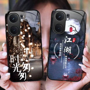 neo3硅胶软边硬壳5G男女款 时光匆匆vivoiQOONeo9手机壳iQOONeo8Pro玻璃7竞速版 防摔6SE保护套5S全包镜头iQOO