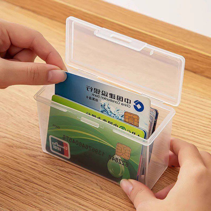 收纳盒桌面带盖收纳盒数据线耳机翻盖迷你收纳盒分格透明抽屉塑料