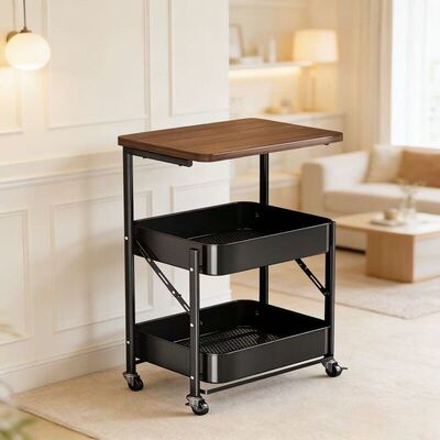 客厅沙发落地边零食免小推车架子