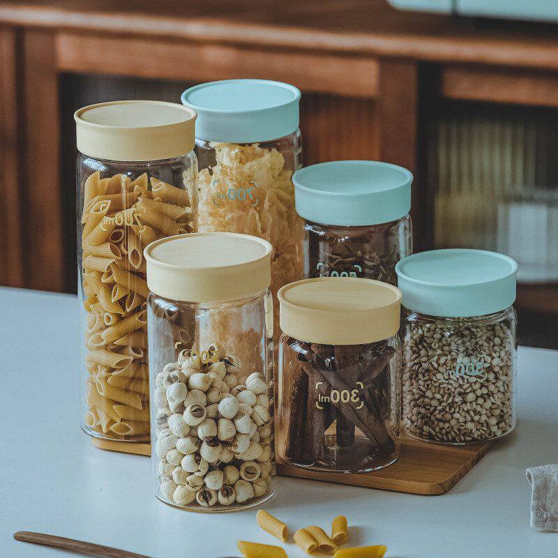 玻璃装瓶储物密封罐食品级分防潮咖啡豆杂粮罐厨房茶叶罐奶粉零食