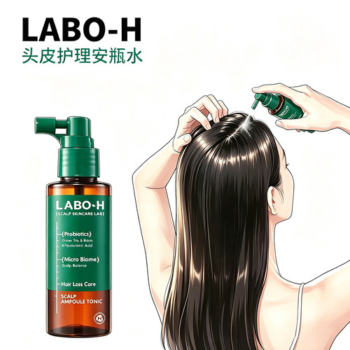 爱茉莉LABO-H益生菌头皮安瓶