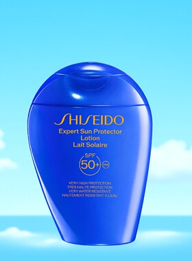 保税直发 资生堂蓝胖子防晒霜150ml新包装法国产 效期到2026.11