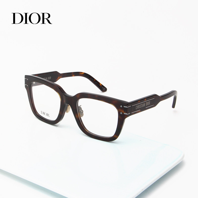 dior迪奥眼镜框女休闲舒适方框diorsignatureo s5f光学眼镜架