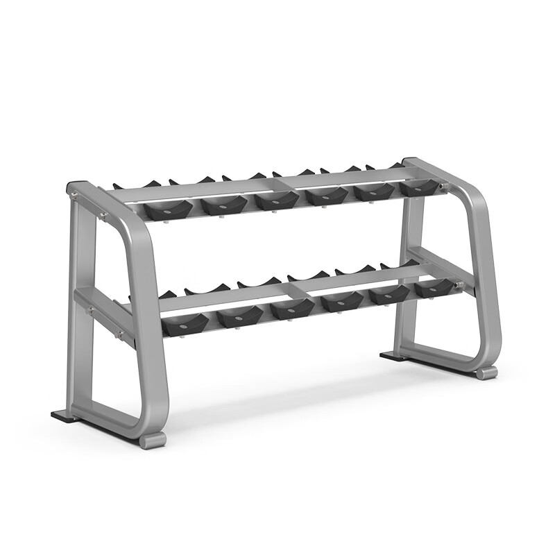 FEEBO双层商用哑铃架杠铃架杠铃片架 训练器综合训练器健身器材